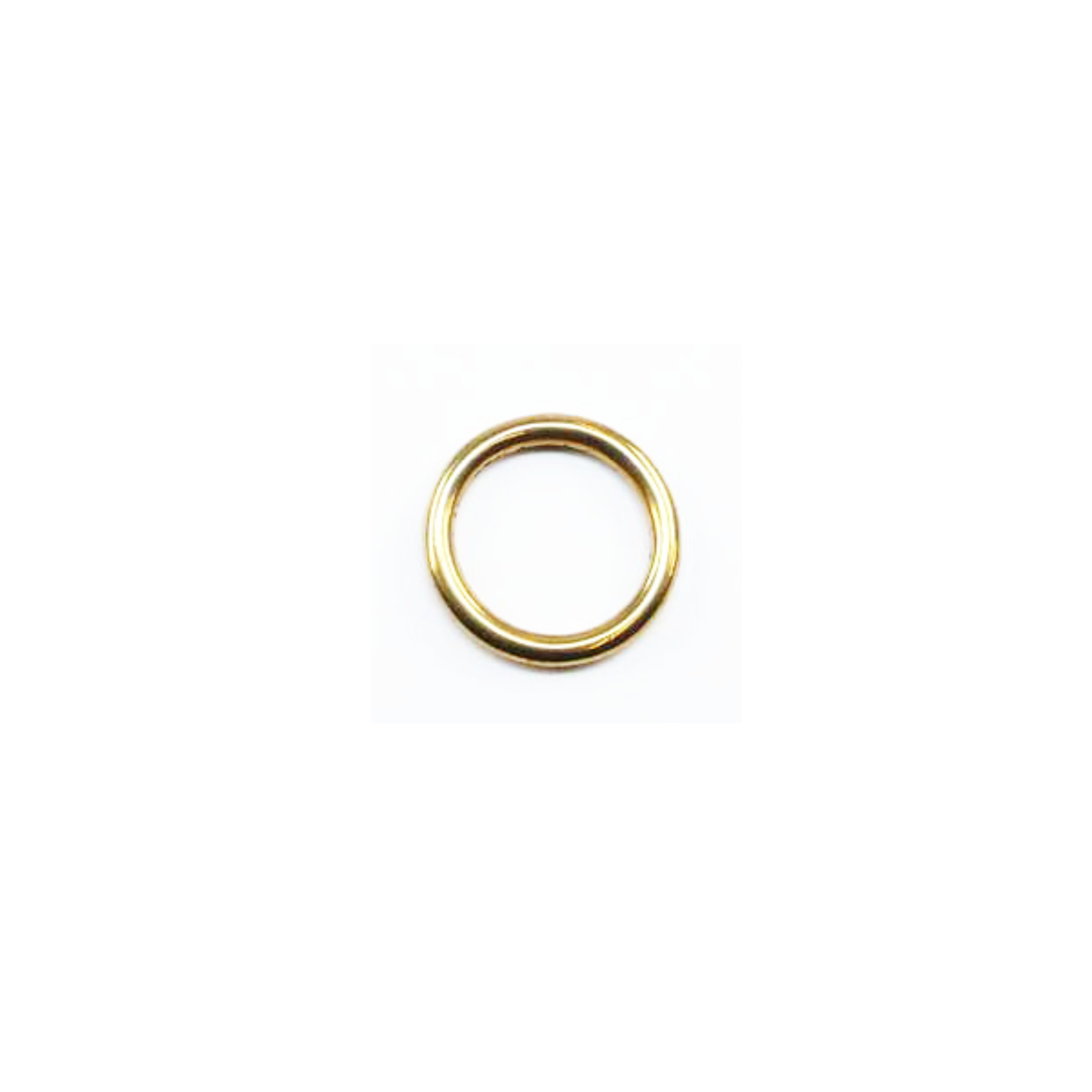 Ring solid Brass Ø 12 mm Wire Ø 3.2 mm approx.